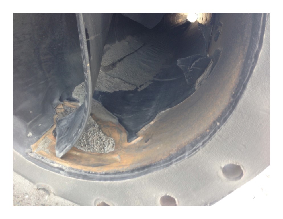 Rubber liner failure diagnosis and probable causes. Part 1